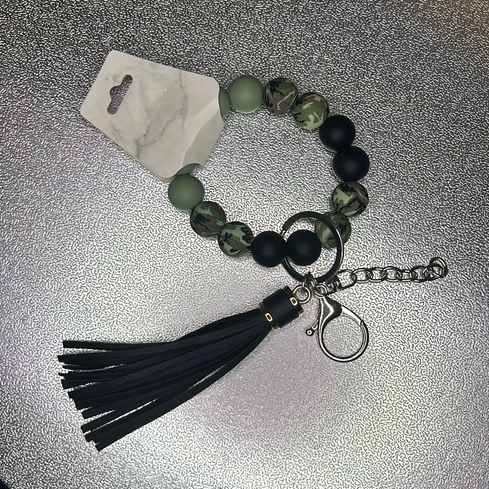 Hand made keychain bracelet